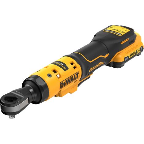 Dewalt – Clé à cliquet sans fil 12V – Couple 54Nm – 1/4'' – Capacité batterie 2.0Ah – Pour travaux en espaces confinés