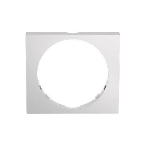 Cornice design Busch Jaeger bj 6851dr 133 alluminio quadrata