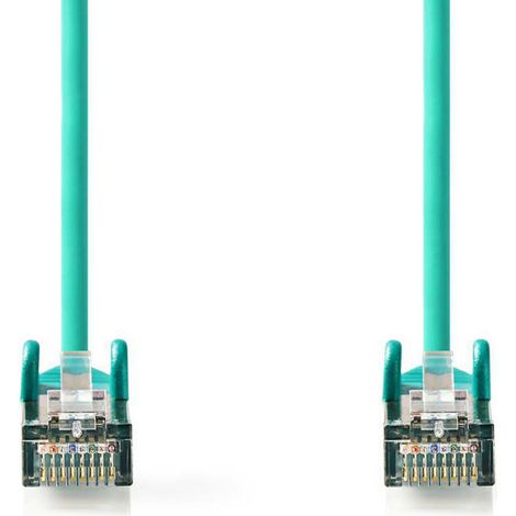 CCGP85121GN30 Nedis Câble RJ45 catégorie 5e SF/UTP 3 m (Vert) - Câble Réseau Cat 5e SF/UTP RJ45 Mâle / RJ45 Mâle - 3 mètres (1/3)