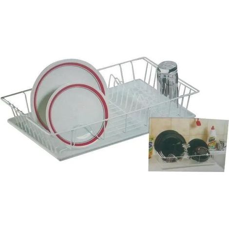 Metaltex escurridor moderno blanco 48 x 30 cm