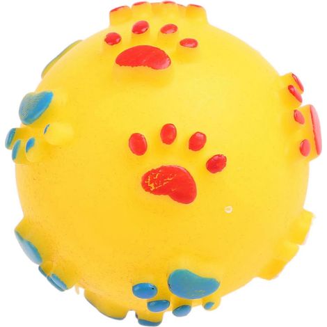 Buntes Welpen-Hunde-Katzen-Kauspielzeug aus Gummi mit Beißgeräuschen – Geschenkidee