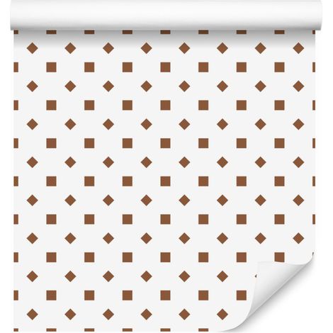 Carta da parati bianca e grigio chiaro con pois e forme delicate, 50x1000 cm (1/5)