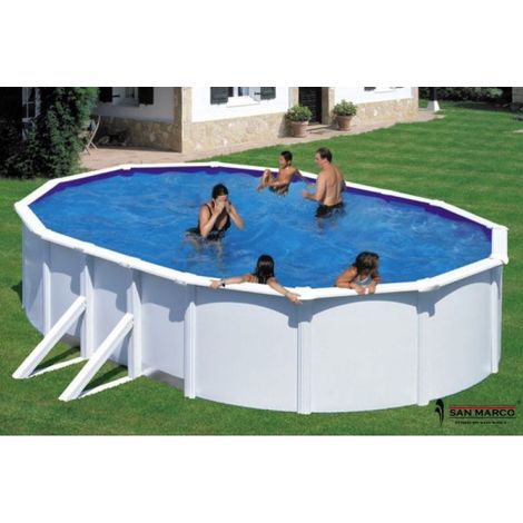 Piscina fuori terra Gre Fidji 610x375x120 cm (1/4)