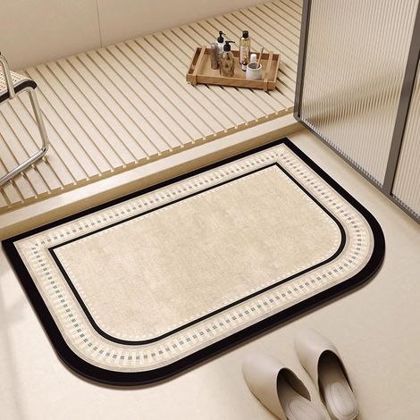 Tapis Salle Bain Mignons, Tapis Bienvenue pour DéCoration Salle Bain, Tapis D'EntréE AntidéRapant pour Terrasse D'EntréE(32  48inch) (1/5)