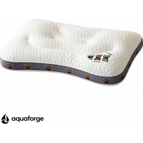 Almofada Cervical Ergonómica Algodão Respirável 30 x 50 cm (1/5)