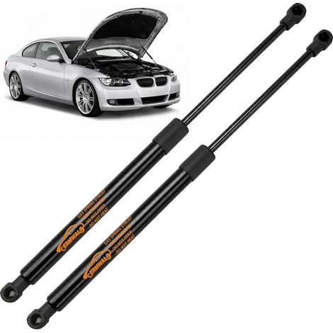 Lot de 2 vérins à gaz pour capot avant pour Série 3 E90 318d 325 xi Berline 2005–2011, pour 3er E91 318–335 Break 2005–2012, pour 3er E92 316–335 Coupé 2007–2013 uts Remplacer 5 1237060550 (1/5)