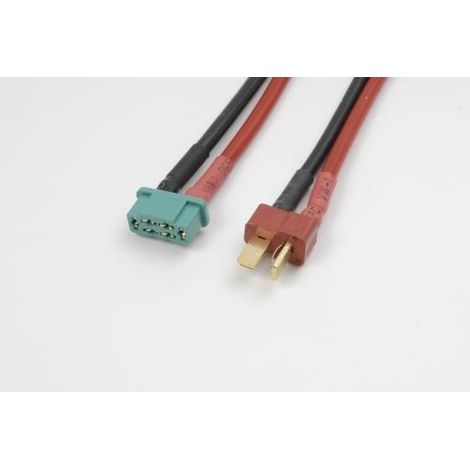 Conversion lead MPX Female - Deans Male, silicon wire 14AWG (1pc)