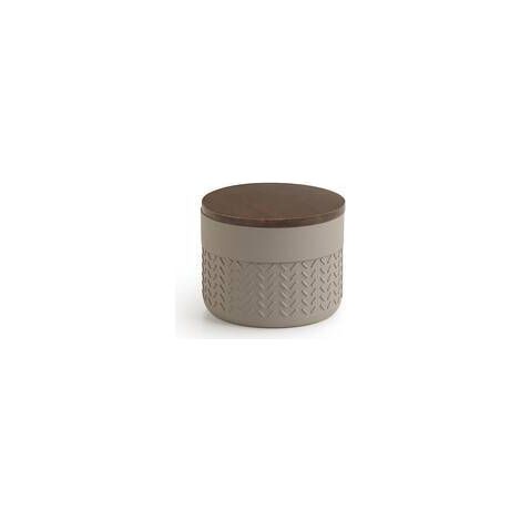 GEDY THEA CONTENITORE GRIGIO/NATURALE SCURO