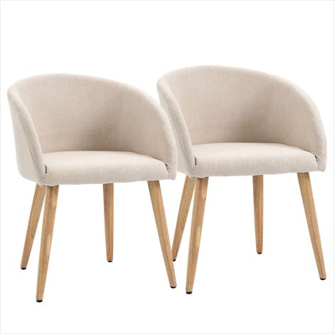 Banc de salle à manger Duo de chaises scandinaves avec accoudoirs (1/5)
