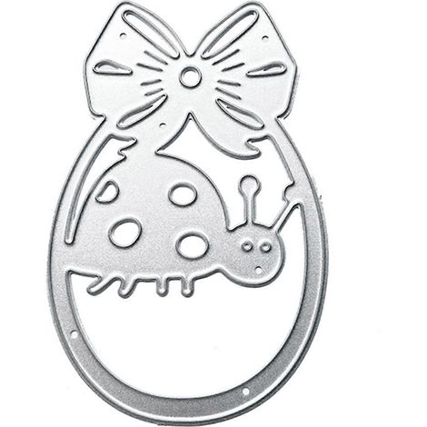Schnecken-Stanzformen aus Metall, Schablone für DIY-Scrapbooking-Alben, Papierkarten, Prägeformen, Basteldekoration