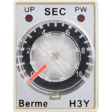Relais temporisé 24 V CC, minuterie H3Y-2, interrupteur temporisé 10 s (1/4)
