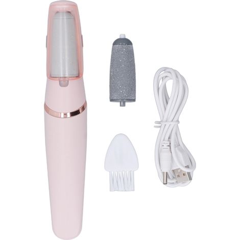 Lime-pieds électrique 2 vitesses réglables, design ergonomique, recharge USB, râpe à callosités pour pieds, ponceur de pieds (1/5)