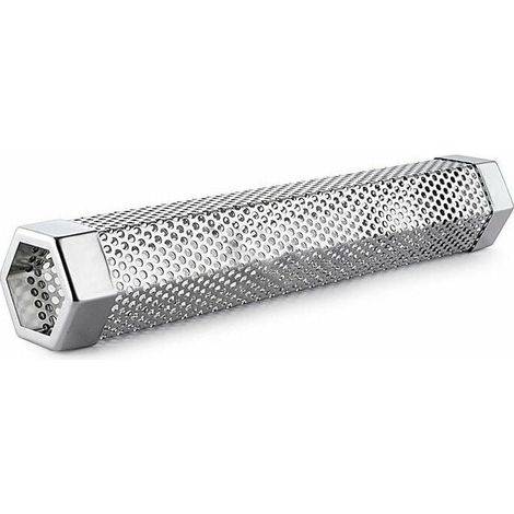 Acier inoxydable particule fumeur tuyau réseau tuyau cuisine extérieure cuisson barbecue outil accessoires rond générateur de fumée fumeur (1/2)