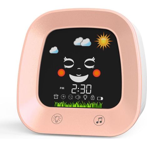 Réveil coloré avec machine sonore et veilleuse pour entraîneur de (1/5)