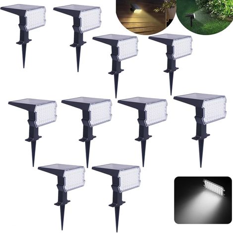 2 Pièces 8LED Lumière de Jardin Solaire, Lampes Solaires Lucioles Coloré Etanche IP65, Lumière Oscillante Lumières Solaire Firefly Extérieur Décoratives pour Allée Terrasse, Jardin, Patio (1/5)