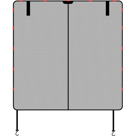 Moustiquaire magnétique pour hayon de voiture - Grande taille - Fournit ventilation et intimité pour les campeurs (1/5)