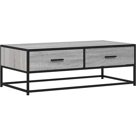 Maison Exclusive - Couchtisch Grau Sonoma 100x50x35 cm Holzwerkst