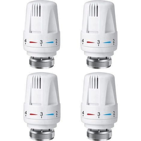 Cabezal termostático M30 x 1,5 – Ajuste antigoteo – Instalación fácil – Compatible con sistemas de calefacción M30 x 1,5 (1/5)