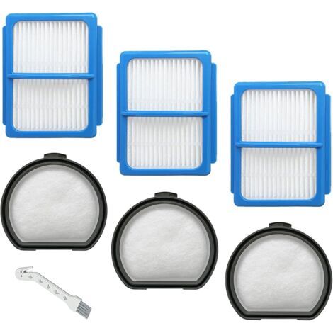FILTERSET FÜR AEG QX9 AEF167 STAUBSAUGER 3x MOTOR 3x HYGIENISCH (1/5)