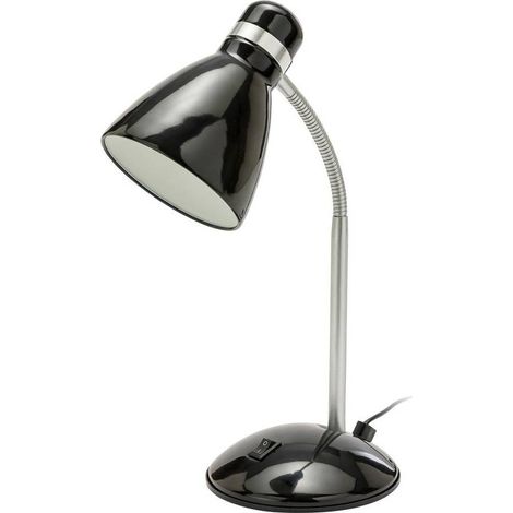 LAMPADA DA TAVOLO 'BAKER' E27 - 7 W - nera