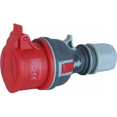 Enchufe recto portátil 32A 400V 4P IP44 GPP 32/4 (1/2)