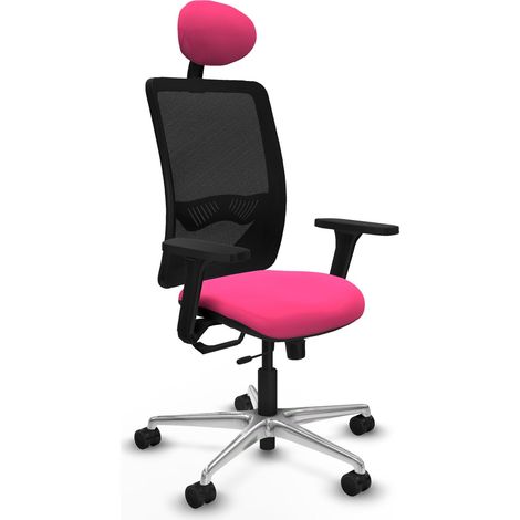 Chaise de bureau piqueras y crespo Zulema noir mousse nylon (1/2)