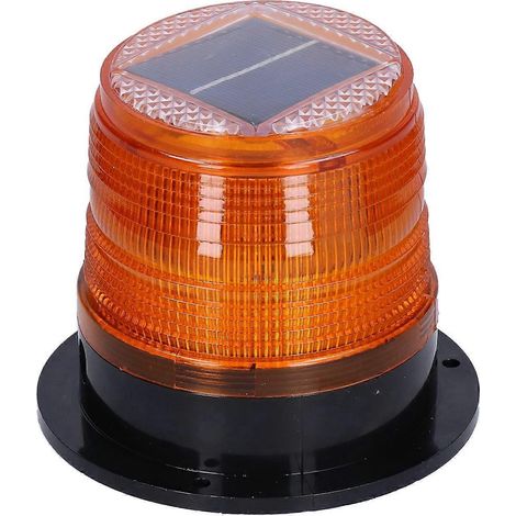 Solarbetriebene Auto-Warnleuchte, magnetische LED-Blinkleuchte für den Einsatz im Straßenbau