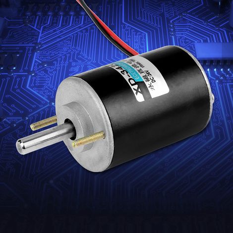XD-3420 30W Hochgeschwindigkeits-CW/CCW-Permanentmagnet-Gleichstrommotor (24V 7000RPM) (1/5)