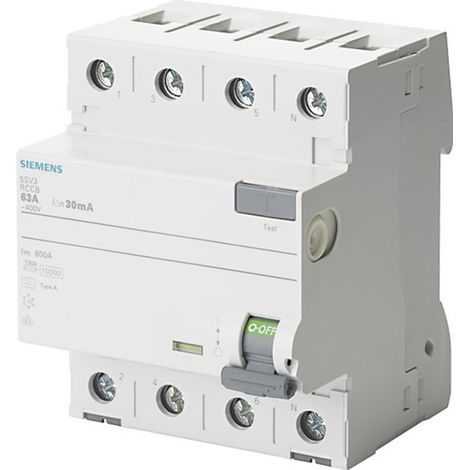 Siemens 5SV36446 5SV3644-6 FI-Schutzschalter A 4polig 40 A 0.3 A 400 V (1/3)