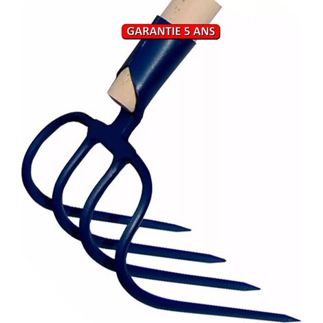 Ganchos para estiércol con enchufe 4 puntas 21 cm sin asa OUTILS PERRIN