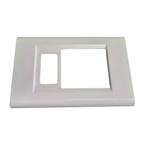 COPRINTERRUTTORE MAGIC """FEB CLICK""" BIANCO 1 POSTO+SCHUKO