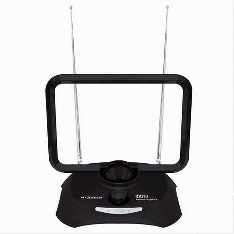 TRADE SHOP - Antenna Digitale Interna Amplificazione Segnale 4k Ultra Hd Dvb-t T2 Uhf Vhf Lt-c007 -