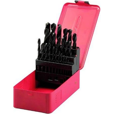 Vigor Serie Punte Hss Scatola Metallo Pz.25 Mm. 1-13