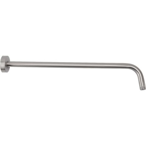 Bras de Douche en Acier Inoxydable, Extension de Montage Mural NPT1/2 avec pour Une compatibilité Universelle, Installation Esthétique (Brossé) (1/4)