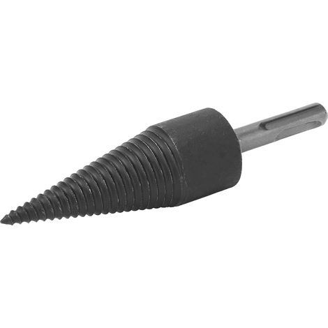 Cône dévisseur pour fendre le bois, embout de perceuse à vis sans fin, manche carré, accessoire de fendage de bûches, outil démontable (1/5)