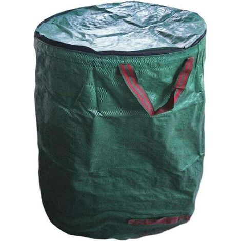 Garden Future Replacement Garden Waste Bags, XU, Large Capacity with Lid and Handles, Foldable and Leakproof Bin Bags, 3 Sizes: 120 L/272 L/300 L (Size: 300 L), AAFGVC - KZQ (1/4)