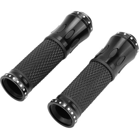 Poignées antidérapantes universelles de 22 mm pour mains courantes de moto, accessoires de modification noirs (1/5)