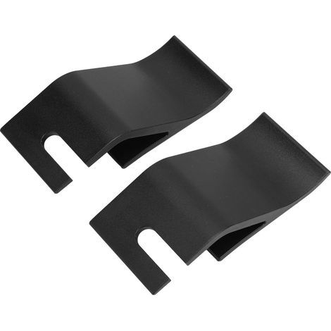 Gancio di supporto per l'installazione del tallone del pneumatico della moto, 2 pezzi, gancio di ricambio in lega di alluminio per Suzuki, nero.
