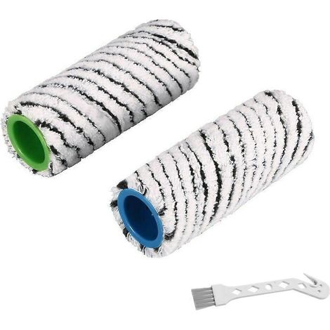 Lot de 2 brosses à rouleau en pierre pour FC7, FC7 Premium, FC5 et FC5 Premium (1/5)