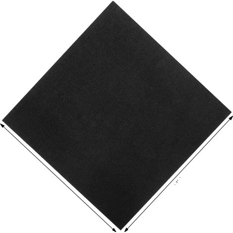 Teppichfliesen, rutschfestes Design, schalldämmende Eigenschaften, schwarz (1/2)