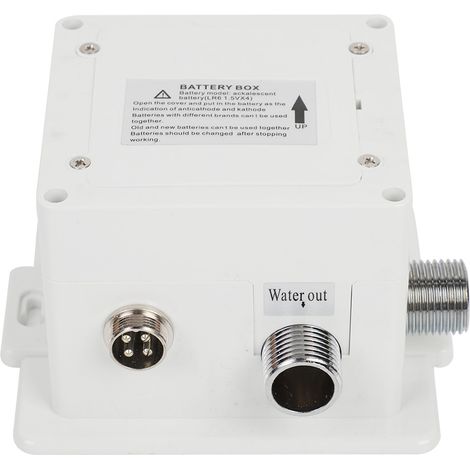 Grifo automático con sensor LED para uso en baños/salas de trabajo, de cobre G1/2", mezclador sin contacto con filtro integrado y función de ahorro de agua. (1/5)