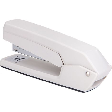 Agrafeuse de Bureau Swing ABS et Métal, Capacité 20 Feuilles, 50 Agrafes Incluses, Pour École et Bureau, Design Blanc Moderne (1/5)