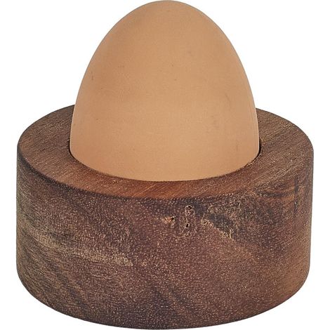 Runder Eierhalter aus Akazienholz (1/3)
