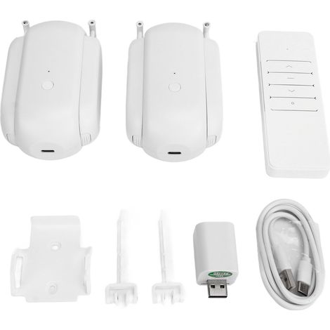 Ouvre-rideau intelligent, télécommande, moteur, minuterie, contrôleur, appareil domestique pour le bureau (1/5)