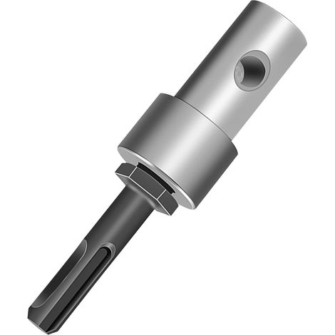 Adaptateur De Tarière - Pour Perceuse Électrique 1/2 Pouces SDS - Compatible Avec Tarières De 100 mm Et 150 mm - Conversion Perceuse Vers Tarière (1/5)
