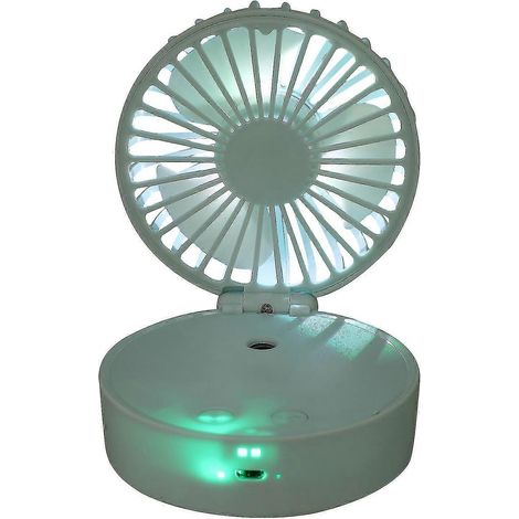 USB Mini Mist Fan, Handheld Neck Humidifier Fan (1/5)