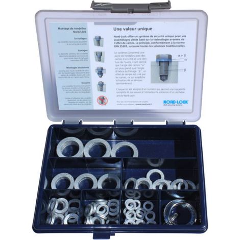 Coffret 76 Rondelles Nord-Lock Delta Protekt Collées - D-Work (1/2)