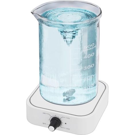 Magnetic stirrer,  laboratory electric mixer,  speed range 200-2000 rpm,  12-hour battery life,  compact portable design,  quiet operation (1/5)