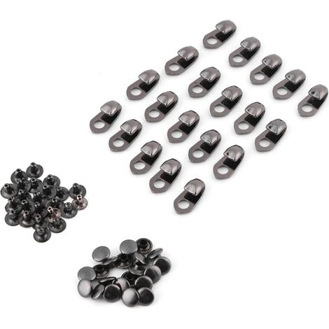Set da 20 pezzi di moschettoni, accessori per lacci con rivetti per riparazioni/campeggio/escursionismo/arrampicata (1/5)