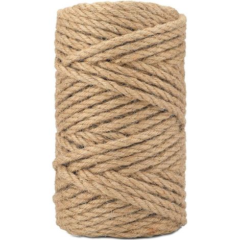 1 Rouleau Corde Sisal 6mm X 100m Naturel Résistant Arbre À Chat Jardin Bricolage Décoration